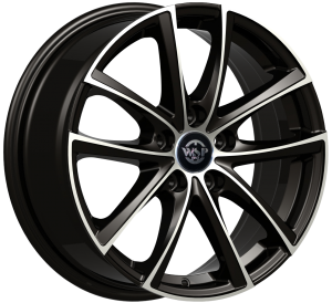 Informacin de AUDI WD001, GLOSSY BLACK POLISHED, 5X112, 17 x 7.5"